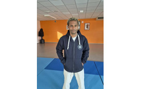 Veste zippée bleu marine